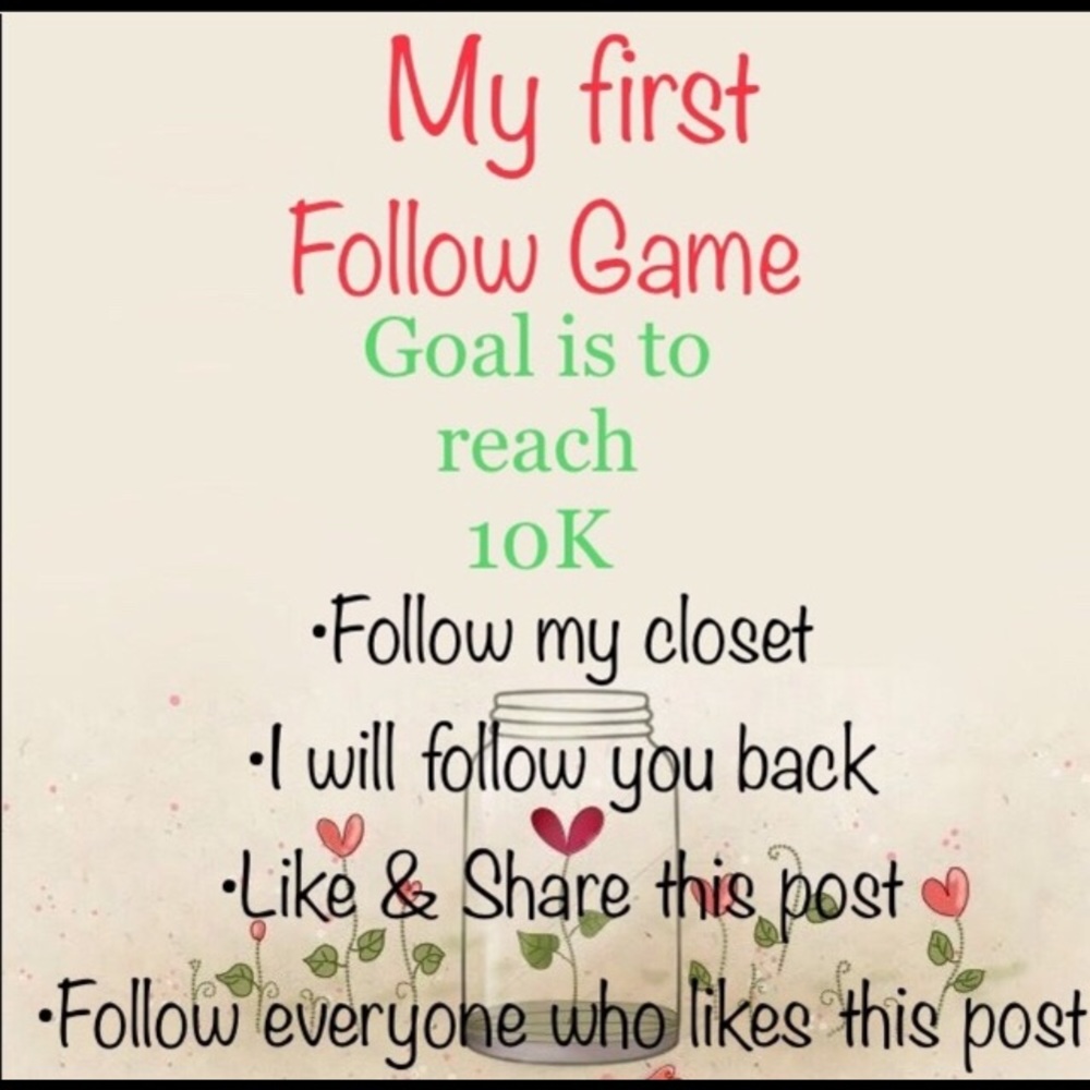 Follow Game! Follow me and like and share!💕